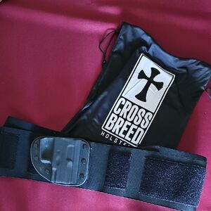 CrossBreed Black Holster Belt